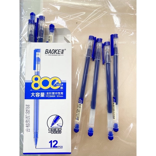 [Chính hãng]  Bút bi, bút gel học sinh cô giáo Odemei, Flex, Thiên Long TL-027 mực xanh/đỏ/đen/tím ngòi 0.5mm dạng bấm